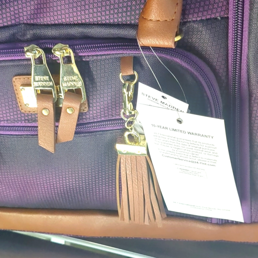 15 Inch Under Seat Bag for Women (Shadow Purple) - Picture 9 of 12